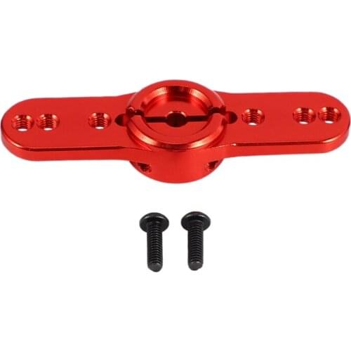 Metal 15T Servo Horn 15 Tooth Steering Servo Arm for 1/5 RC Climbing Car Gasoline / Electricity Red