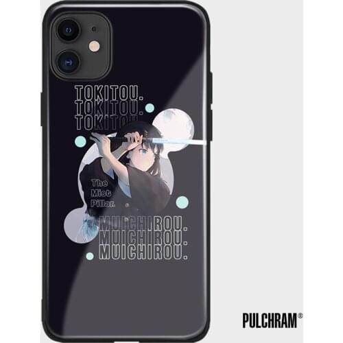 Muichiro Tokito Kimetsu no Yaiba anime soft silicone glass Phone case cover shell for iPhone 6 6S 7 8 Plus X XR XS 11 Pro Max