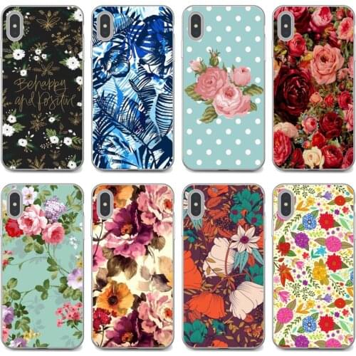 For Xiaomi poco X3 nfc F2 Pro M3 Mi 5X 6X Max Mix 1 2 2S 3 Mi5 Mi6 Mi3 Mi4 Soft Case Covers Flowers-Vintage-Ring-Grip-Peony-Rose