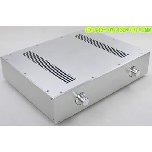2019 Newly Listed WA59 Silver Aluminum Enclosure Amplifier Tube Amplifier Chassis / AMP Case Box