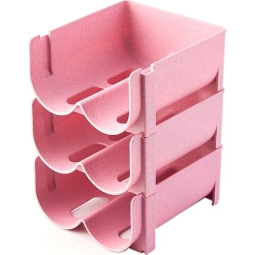 Refrigerator Organizer,3-Layers Kitchen Rack Storage Shelf,for Can Beer,Wine Bottle,Fridge Organizer Shelves