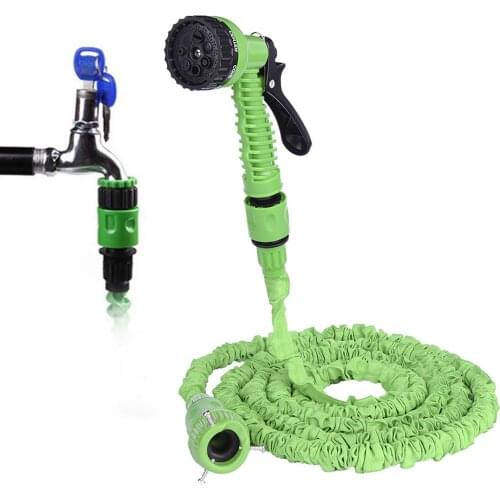 HOT SALE Expandable Magic Flexible Garden Hose To Watering With Spray Gun Garden Car Water Pipe Hoses Watering 25-50FT
