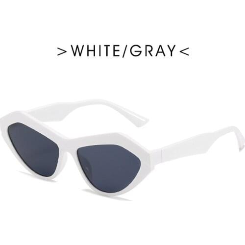 Seemfly Irregular Cateye Sunglasses Women Fashion Trend Eyewear For Sexy Retro Goggle Female UV400 Oversize Oculos De Sol Newest