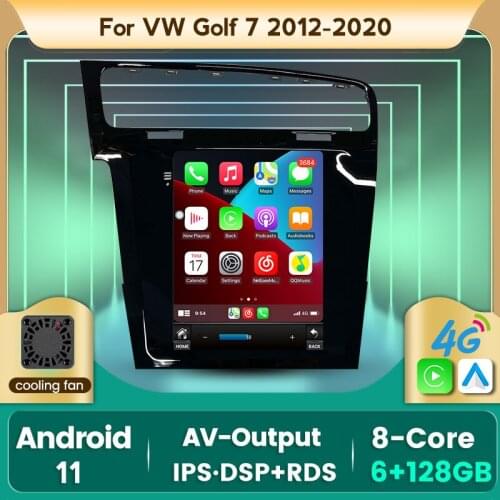 Tesla Style 7862C 8Cores 6G 128G Android 11 All In One Car Intelligent Multimedia navigation For Volkswagen Golf 7 2012 - 2020