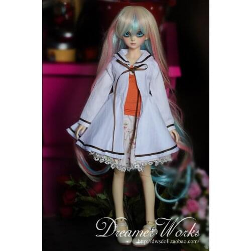 1/6 1/4 scale BJD Outerwear+vest+skirt for SD clothing BJD doll accessories,Not included doll,shoes,wig,and other 18D1299