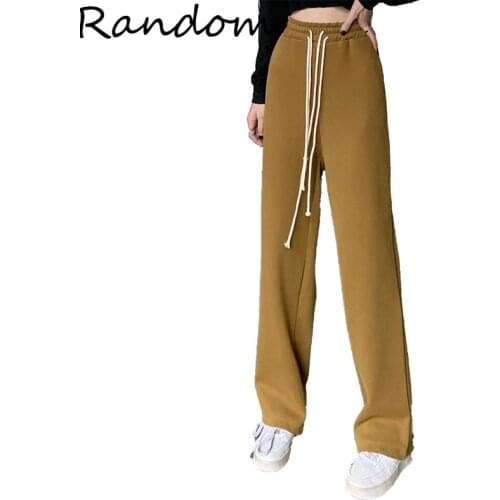XING WEI SI Women's Velvet Trousers