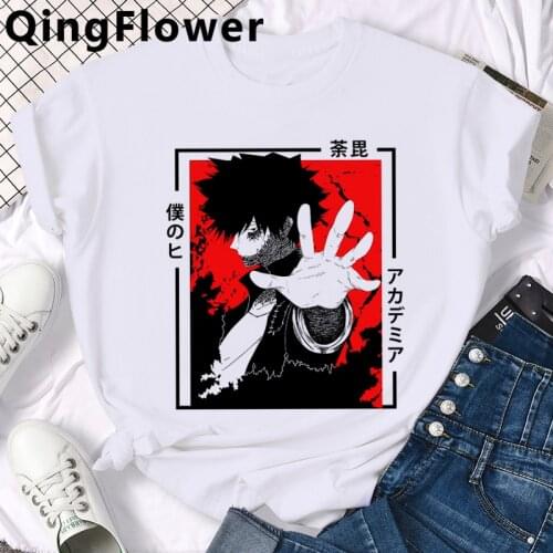 My Hero Academia Bakugou Funny T Shirt Men Unisex Boku No Hero Academia Todoroki Tshirt Graphic Dabi Mha T-shirt 90s Tops Male