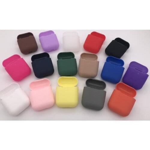 DHL For Apple AirPods 1 2 Protective Shockproof Silicone Case Pouch With Dust Plug For iPhone 7 Bluetooth Earphone