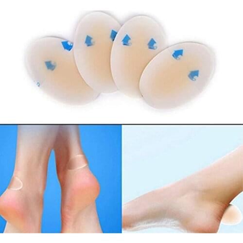 Soft Hydrocolloid Pads Shoes StickersRelief Pain Blisters Bunions Friction Pressure Spots Heel Pain Anti-wear Stickers 10PCS