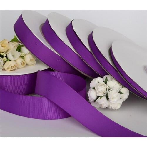 100 Yards Purple 7/10/15/20/25/38mm Grosgrain Ribbons Packing Material DIY Crafts Decor Wedding Party Decoration Gift Wrapping