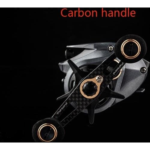 138g 7 ball bearings 6.6:1gear ratio Ultralight water drops reel small lures fishing reel for Small fish carbon body