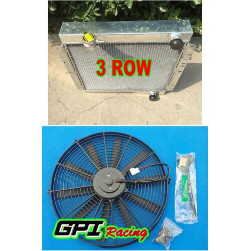 3 row aluminum radiator for Toyota LAND CRUISER HJ45 HJ47 H 3.6 2H 4.0 Diesel manual