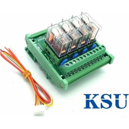 4-way relay module omron OMRON multi-channel solid state relay plc amplifier board 16A DC 24V DC 12V NPN/PNP breakout