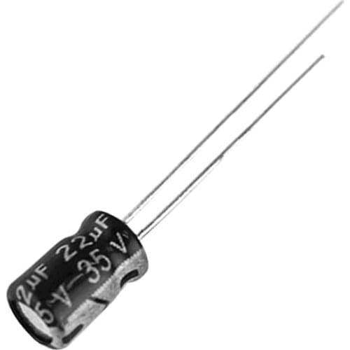 35V22uf volume 4x7mm aluminum electrolytic capacitor 50pcs