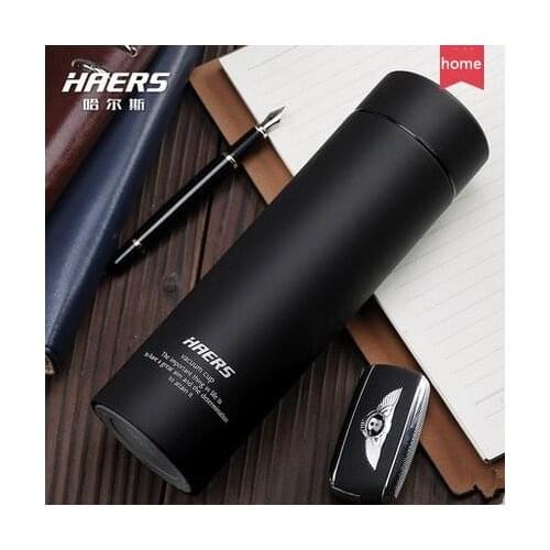 Haers brand bottle Stainless Steel vacuum cup Tea Drinkware Insulated Thermos Coffee Mug & Thermoses Cup Vacuum bottle