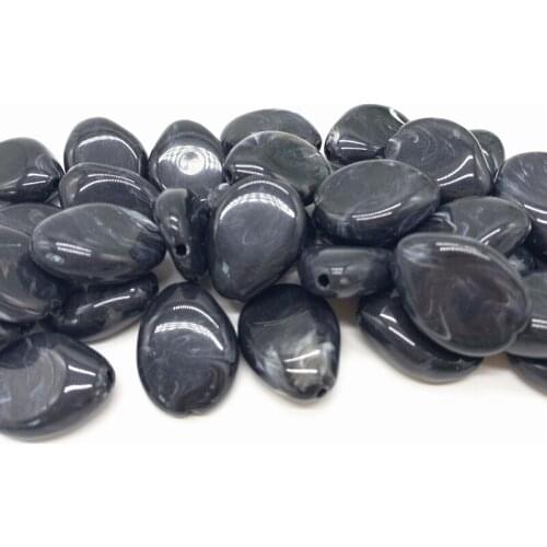 New 10pcs/lot 25mm Water Droplets Acrylic Beads Spacer Loose Beads For Jewelry Making DIY Bracelet Earring#QW12