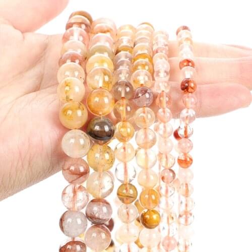 Natural Stone Beads Smooth Red Carnelian Agates Round Loose Spacer Bead For Jewelry Making DIY Charm Bracelet Necklace 6/8/10MM