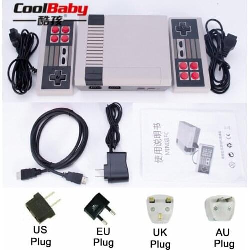 CoolBaby 5pcs HDMI/AV output RS-38 RS-39 Built-In 600 Games Mini TV Family Game Console 8 Bit Retro Video Classic Game Console
