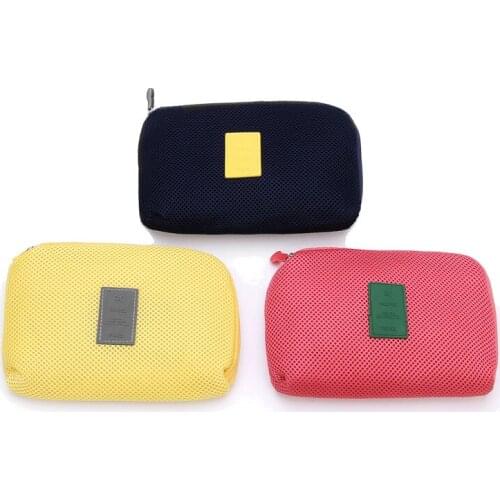 30PCS / LOT New Travel Bag Polyester Mens Woman Travel Organizer For Date Line SD Card USB Cable Digital Device Bag Wholesale