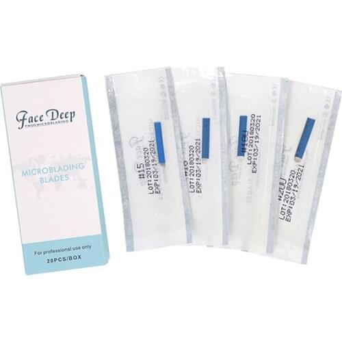 2bag/lot package sale High Quality Permanent Makeup Disposable NANO 0.16mm Microblading Needle Flex Blade For Eyebrows Tattoo