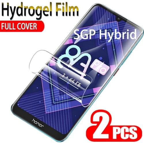 Hydrogel Film 2PCS For Huawei Honor 8A Pro 8C 8S 8X Screen Protector Display Protective Film For honor 8c 8s 8x 8a pro Film