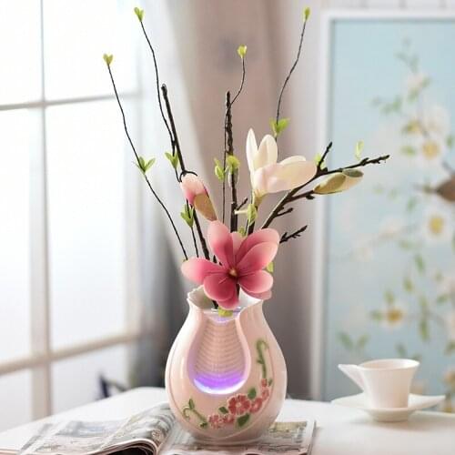 Living room with small flowers, fountain, bedroom, humidifier, wedding gift