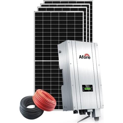 15kw rooftop system inverter gird tie system full set solar power system