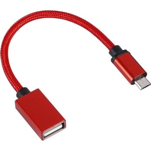 1pcs Micro USB Male To Female OTG Adapter Cable USB Type Male Cable Adapter Converter USB Cable for Android Phone OTG Adapter