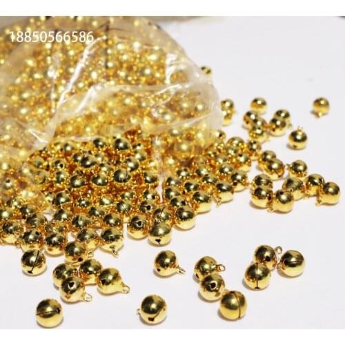 10pcs Round bell Doraemon bell diy handmade bell accessories yellow bell