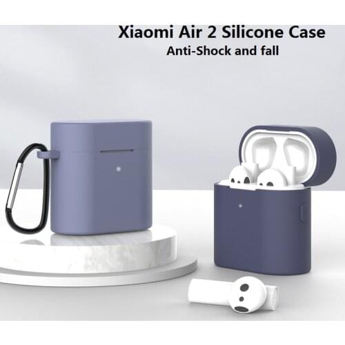 Soft Silicon Wireless Bluetooth Headset Protective Cover For Xiaomi Airdots Pro 2 TPU Silicon Earphone Case For Xiaomi Air2 Case