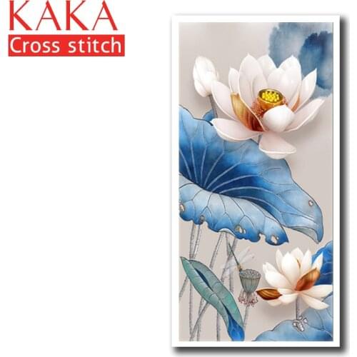 Cross stitch kits,Embroidery needlework sets with printed pattern,11CT-canvas for Home Decor Painting,DMC flowers Full CKF0070