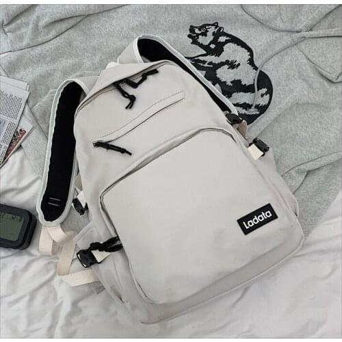 The New Korean Version of The Large-Capacity Student Schoolbag Male Outdoor Trend Fashion Simple Backpack Waterproof Leisure Bac