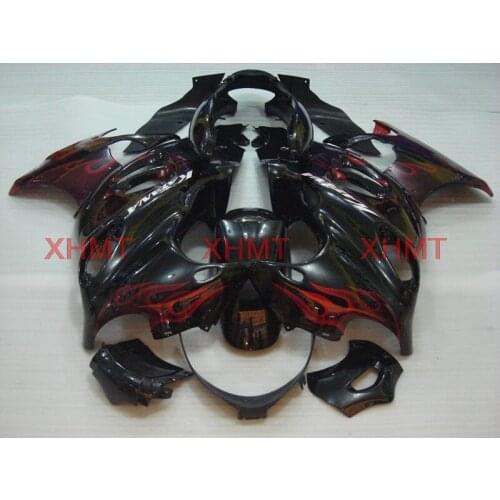For Suzuki GSX600F 1998 - 2006 Katana Bodywork GSX600F 2000 Abs Fairing GSX750 2000 Red Blue Flame Full Body Kits