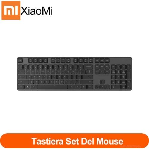 Original Xiaomi Wireless Keyboard & Mouse Set 2.4GHz Portable Multimedia 104 Keys Keyboard Mouse Notebook Laptop For Office Home