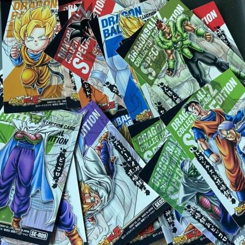 Genuine Japanese Dragon Ball Out of Print Limited Silver flash card Collection Card Vegeta Buu Frieza Shenron