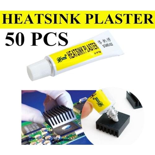 Thermal Conductive Heatsink Plaster Viscous Adhesive Compound Glue For PC GPU IC 8CKC 50PCS