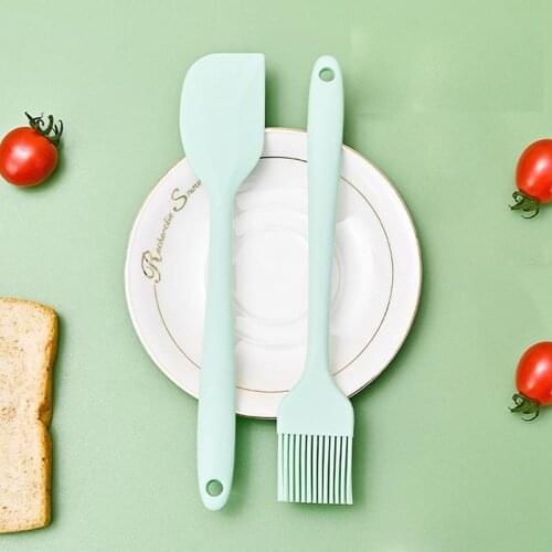 1pc Heat-Resistant Kitchen Utensil Silicone Non-Stick Heatproof Oil Basting Brush Baking Spatula BBQ Tools Accessories