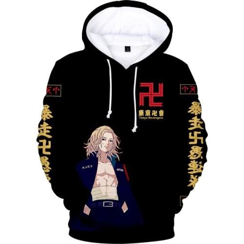 2021 HIP HOP Tokyo Avenger Hoodies Sweatshirts Men Women Sweatshirts 3D Print Pullover Fashion Tracksuit Clothes