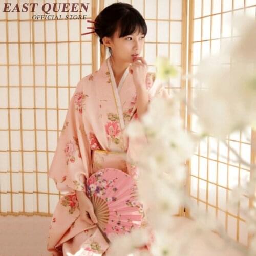 Japanese kimono traditional dress kimonos woman 2018 obi haori geisha costume traditional japanese kimonos cosplay KK813