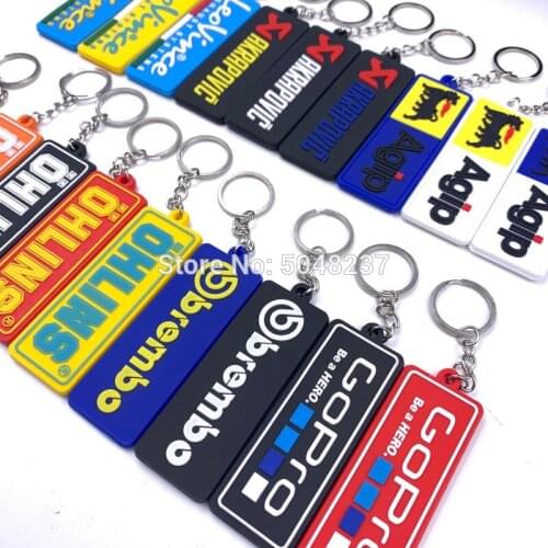 10 PIC Double-sided key ring pendant decorative pendant motorcycle accessory logo