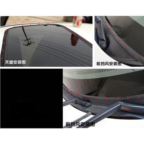 3M Car sunroof seal sticker for Toyota wishes mark x supra gt86 4runner avensis Camry RAV4 Prado Corolla YARIS