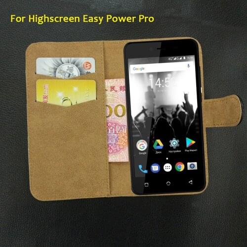 6 Colors Super!! For Highscreen Easy Power Pro Case Flip Leather Luxury Exclusive Protective 100% Special Phone Cover+Tracking