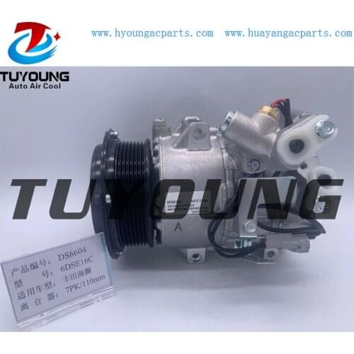 6DSE16C Auto Air Conditioner Compressor For Toyota Hiace 2004- 883102F030