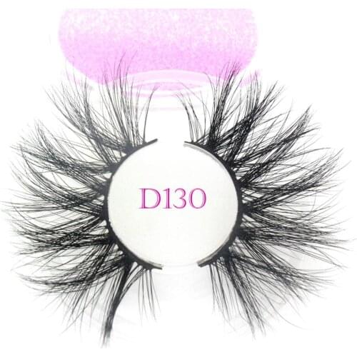 Baiside 25mm Long 3D mink lashes Big dramatic volumn eyelashes strip thick false eyelash