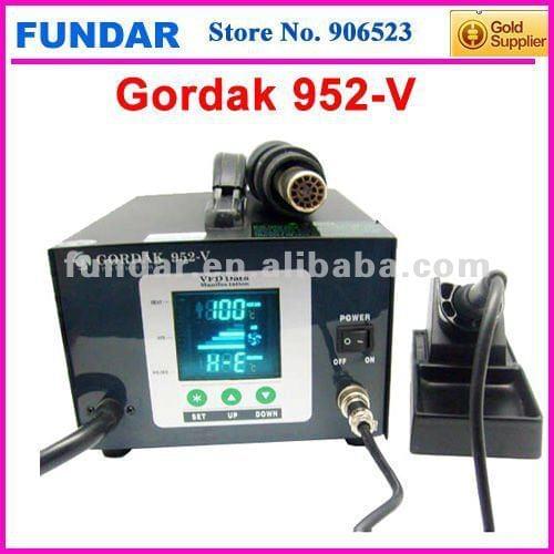 New 580W Gordak 952V soldering station + hot air heat gun 2 in 1 SMD BGA rework station