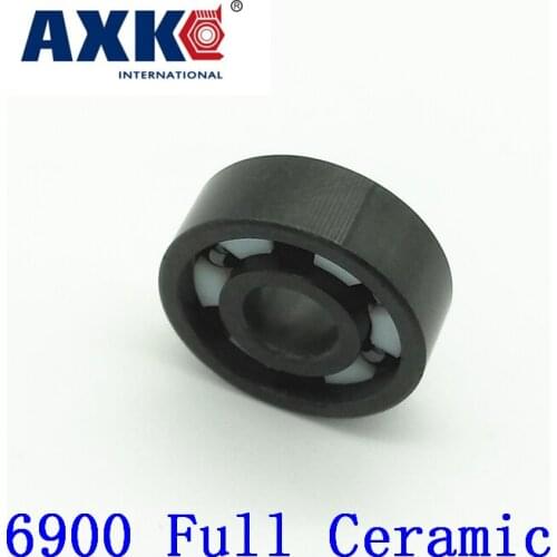 2021 New Arrival Real Axk 6900 Full Ceramic Bearing ( 1 Pc ) 10*22*6 Mm Si3n4 Material 6900ce All Silicon Nitride Ball Bearings