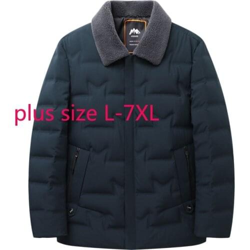 New Arrival Fashion Super Large Men Short Autumn And Winter Thick Casual Down Jacket Plus Size L XL 2XL 3XL 4XL 5XL 6XL 7XL