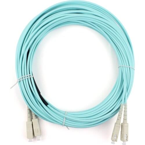 Fiber Optic patch cord SC SC Multimode Armour Rat prevention mm OM3 10 Gb 50/125um 20 100m meters Wholesale custom made