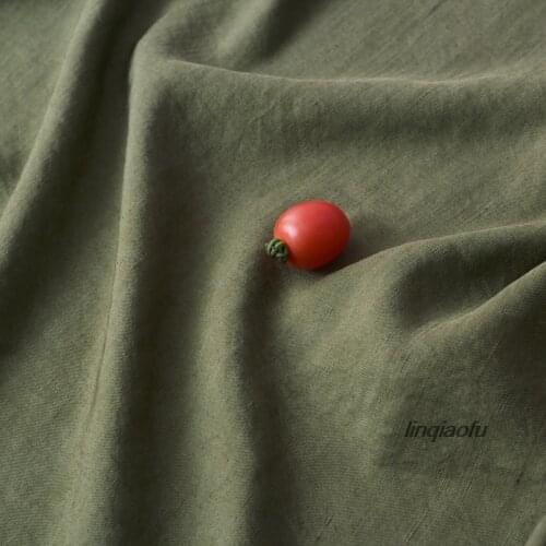 Original linen man silk twill style comfortable big-name clothing fabric High-end linen fabric