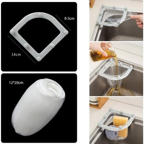 30 Mesh Bags Rack Easy Cleaning Sink Strainer Holder Fruit Hassle Free